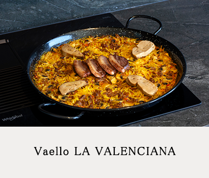 小さなパエリアパンから、大きなパエリアパンまで、ホーロー加工されて焦げ付きにくく使いやすいパエリアパンが揃います。